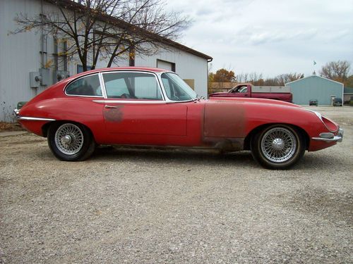 1968 JAGUAR XKE 2 PLUS 2 4 SPEED. VERY SOLID. NEEDS RESTORED., image 4