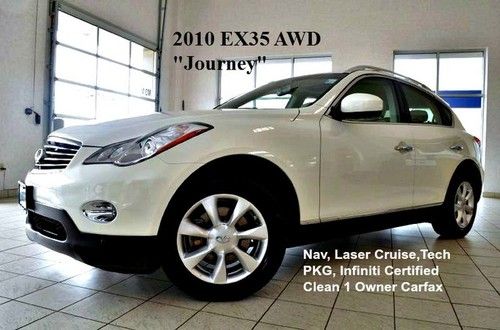 White on tan awd nav bose cameras laser cruise cert wrrnty clean 1owner carfax