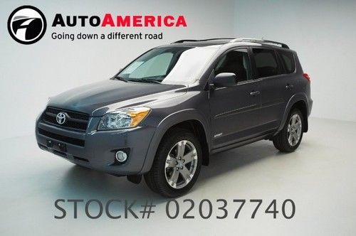 34k low miles toyota rav 4 suv clean carfax 1 one owner 4x4 gray