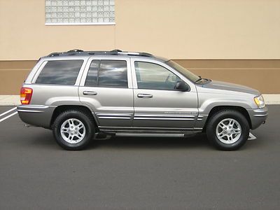 1999 00 01 02 03 jeep grand cherokee limited 4x4 1own non smok loaded no reserve