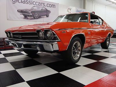 1969 chevrolet chevelle ss 396 4spd hugger orange