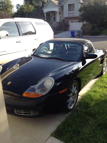 '99 black porsche boxter soft top (manual)