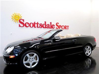 05 clk500 cab.* only 48k mi * amg sport * amg whls * amg spoiler * htd seats!!