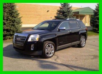 2010 gmc terrian slt ii suv onstar sunroof chrome leather cd bluetooth