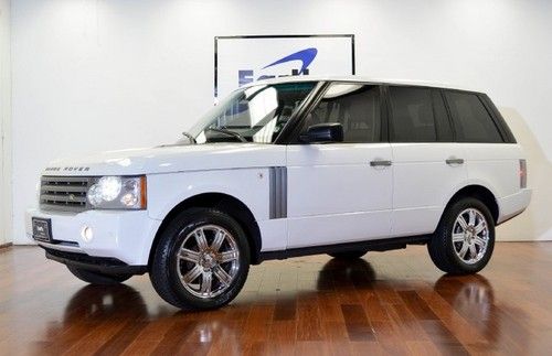 2008 range rover hse, rear ent, loaded, carfax certified!
