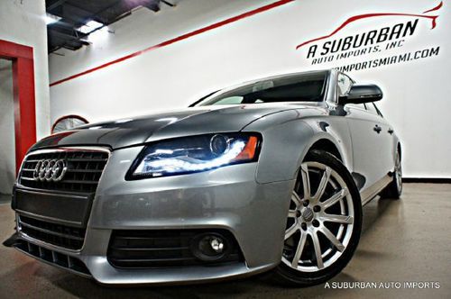 2009 audi a4 2.0l turbo premium plus pkg 18" rims auto tiptronic cln carfax hid