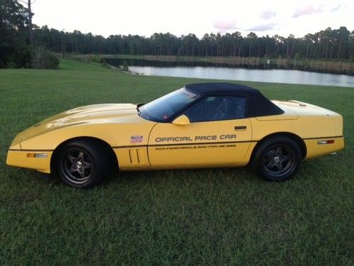 Pristine! 1986 Chevrolet Corvette Indianapolis 500 Pace Car Convertible, image 6