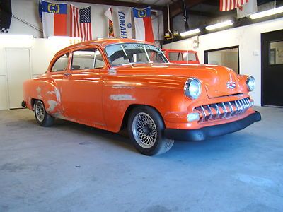 1954 chevy 210 2 door coupe rat rod hot rod street rod 350 v8 no reserve