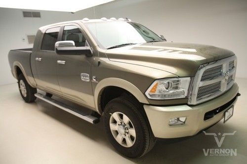 2014 srw laramie longhorn mega 4x4 navigation sunroof leather heated v8 diesel