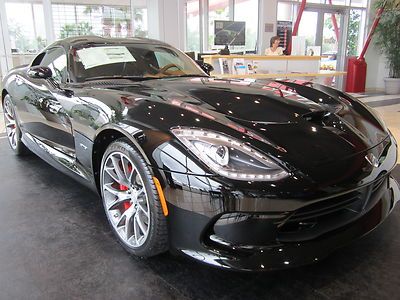 New 2014 viper gts venom black sepia sabelt leather seats navigation