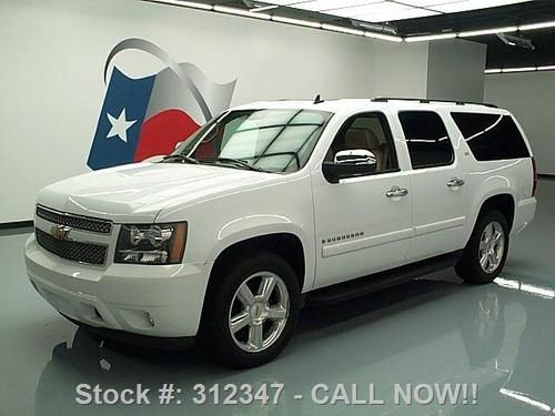 2007 chevy suburban ltz 7pass sunroof htd seats dvd 92k texas direct auto