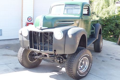 1942 ford 4x4 pickup restomod 302 lifted ac power windows toyz!