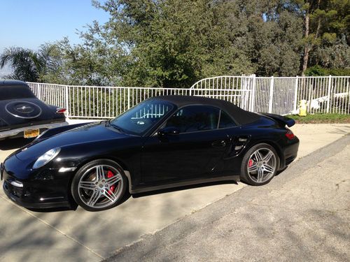 2008 porsche 911 turbo convertible 2-door 3.6l