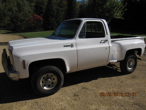1979 ,chevy, step side, 4x4 nevada, truck,