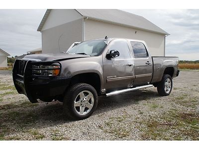 2013 sierra 2500hd crew shortbed slt loaded 4x4 salvage wrecked