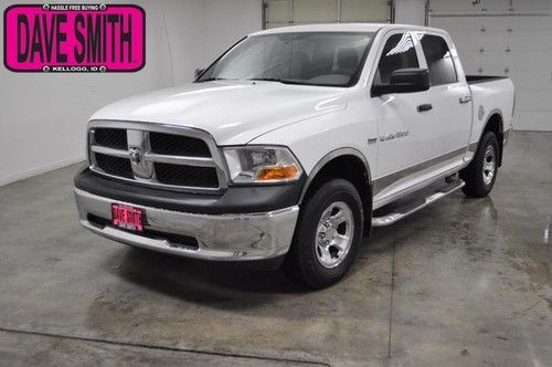 2011 white 4wd crew short box hemi cloth ac cruise nerf bars bedliner tow!!!