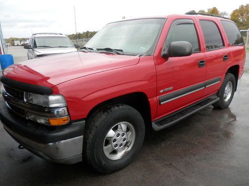 2003 chevrolet tahoe ls 4x4 *fire engine red*