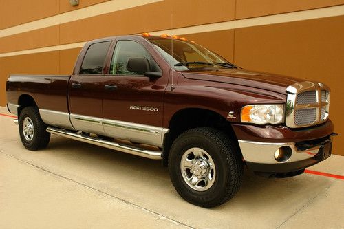04 dodge ram 2500 laramie quad cab legendary 5.9l diesel long bed 4wd intake