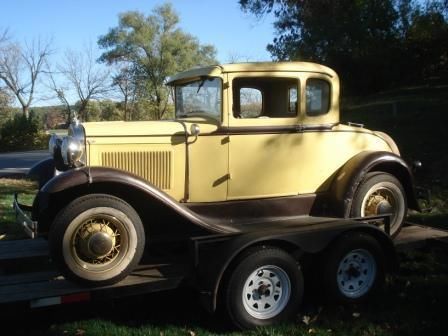 1930 ford model a 2-door coupe w/rumble seat: amazing barn find no reserve