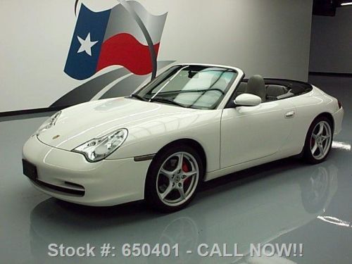 2004 porsche 911 carrera 4 cabriolet awd 6-speed 50k mi texas direct auto