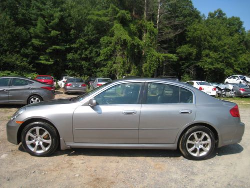 2006 infiniti g35x awd nav sedan salvage repairable project flood water g35 x