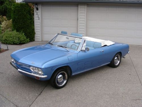 1965 corvair monza convertible 6 cylinder automatic