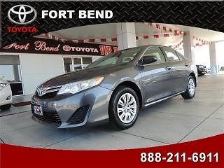 2012 toyota camry 4dr i4 auto le abs bluetooth cruise bags cd mp3 certified