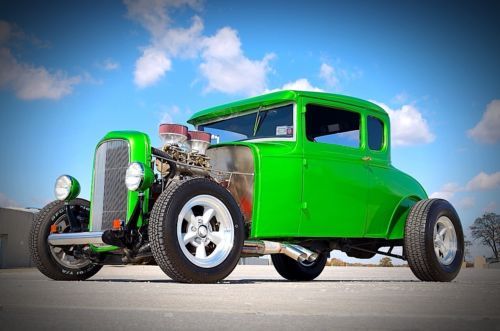 1931 ford model a 5 window coupe,hot rod, street rod, steel body***no reserve***