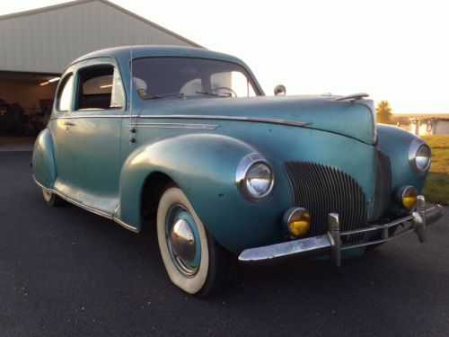 1940 lincoln zephyr club coupe!!!!! runs and drives!!!!