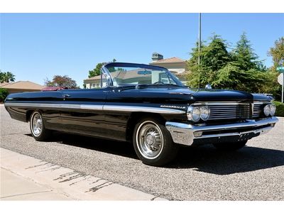 &#039;62 pontiac bonneville convertible ~ factory black/red ~ #&#039;s matching ~ full phs