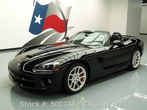 2005 dodge viper srt-10 roadster v10 6-spd leather 17k! texas direct auto