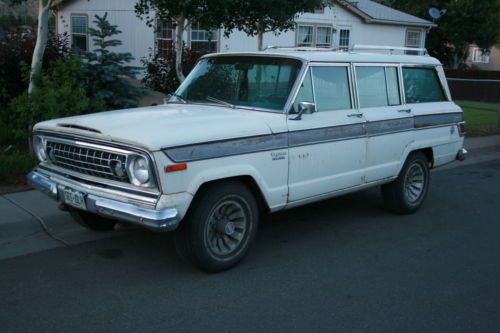 1976 jeep wagoneer 401 cid v8, automatic, quadratac, all original incl.paint