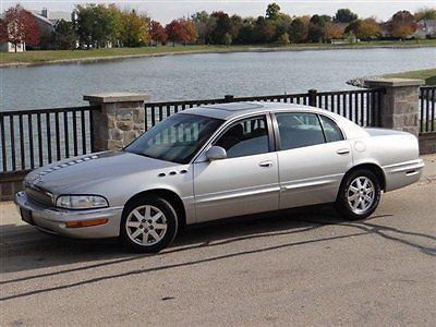 2005 buick park avenue silver/gry lthr only 34k 1-owner onstar pwr roof wow rare