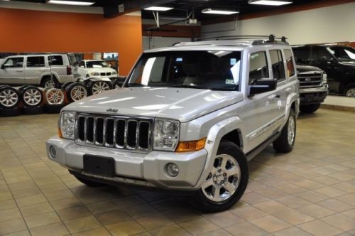 Limited silver jeep  commander leather sunroof 3rd row financing