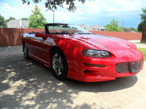 2001 chevrolet camaro convertible v6 3.8l