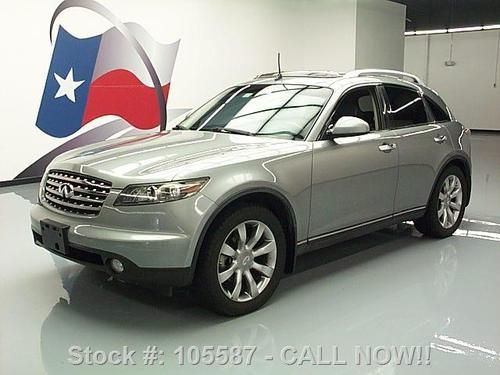 2005 infiniti fx 35 sport sunroof nav rear cam dvd 85k texas direct auto