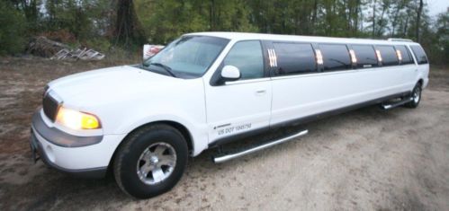 1998 lincoln limo navigator 200&#034; stretch limousine 18-pass very low reserve