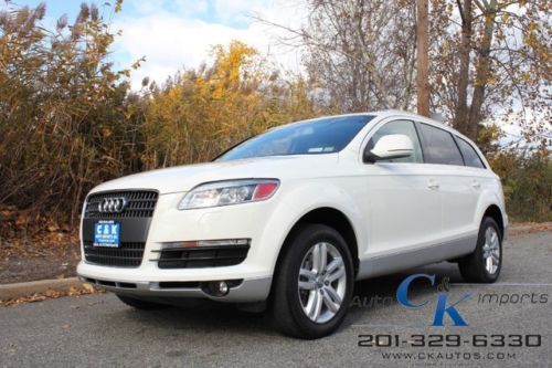 2007 audi q7 quattro 4.2 loaded low reserve!! navigation 3rd row, pano, and more
