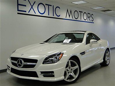 2013 mercedes slk250 nav sport-pkg pano keyless.go heated-seats 6k-miles 1-owner