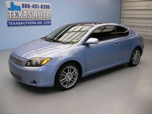 We finance!!  2008 scion tc coupe pano roof 5 speed pioneer cd 17 rim texas auto