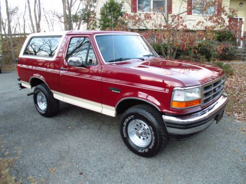 1993 bronco 72k actual miles! mint condition! 5.8 liter v8 original paint