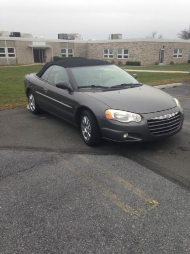 2004 chrysler sebring limited  2.7l v6 auto low mileage 2 owner leather