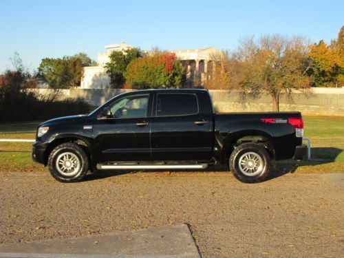 2010 tundra crew max sr5 4x4 trd rock warrior pckg blk/blk lthr 5.7l v8