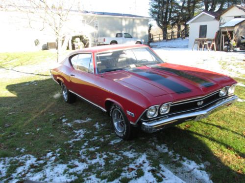 1968 chevrolet chevelle ss hardtop 2-door 6.5l