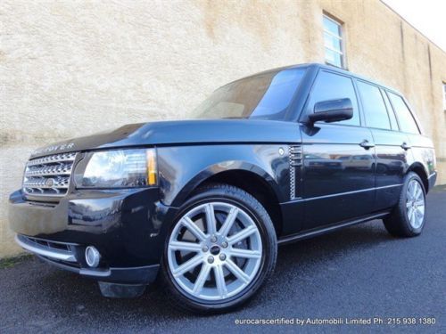 2012 range rover supercharged only 10k! silver pack adaptive cruise tow package