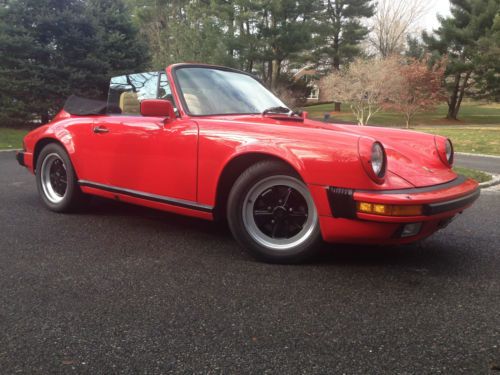 1985 porsche 911 cabriolet