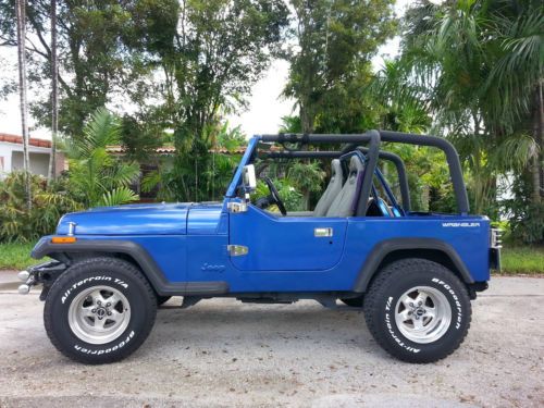 1994 jeep wrangler yj 4x4 super clean 2.5 4 cylinder