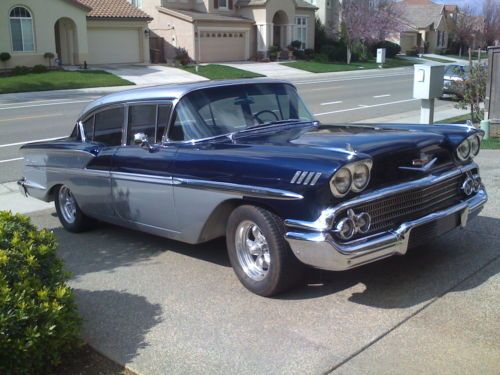 1958 chevrolet bel air base sedan 4-door 5.7l