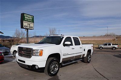 Denali duramax, crew cab 4x4, dvd, navigation, low miles, 1-owner, 2 sets tires