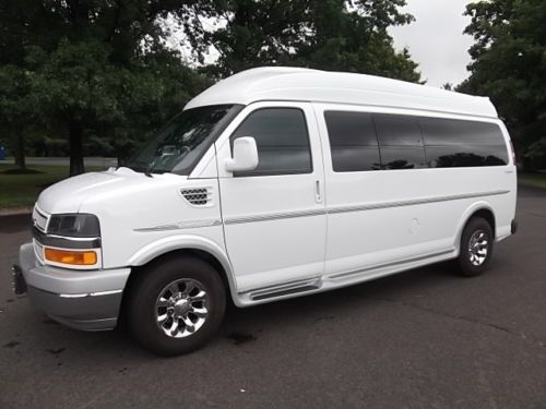 2012 chevrolet express 15-passenger explorer limited hightop conversion van